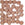 Beads wholesaler  - Honeycomb beads 6mm matt met copper (30)