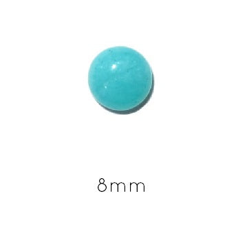 Round cabochon AMAZONITE 8mm (1)