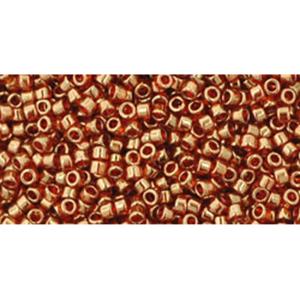 cc329 - Toho Treasure beads 11/0 gold lustered african sunset (5g)