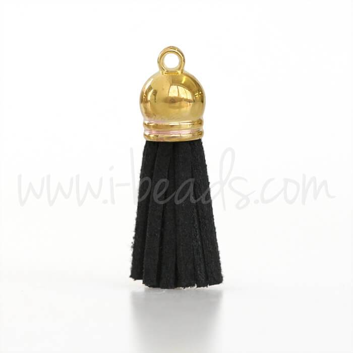 Suede tassel black 36mm (1)