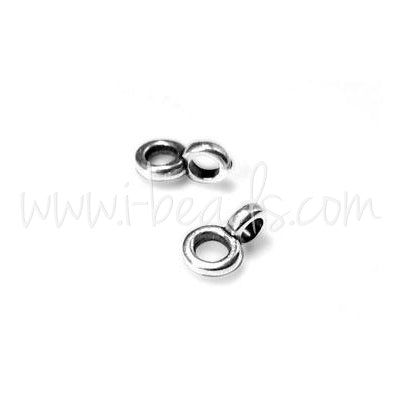 Mini bail silver plated 5x8mm (5)