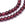 Beads wholesaler  - Natural Grade A Garnet Round Bead 3mmx1 - 130/strand - 40cm (1 strand)