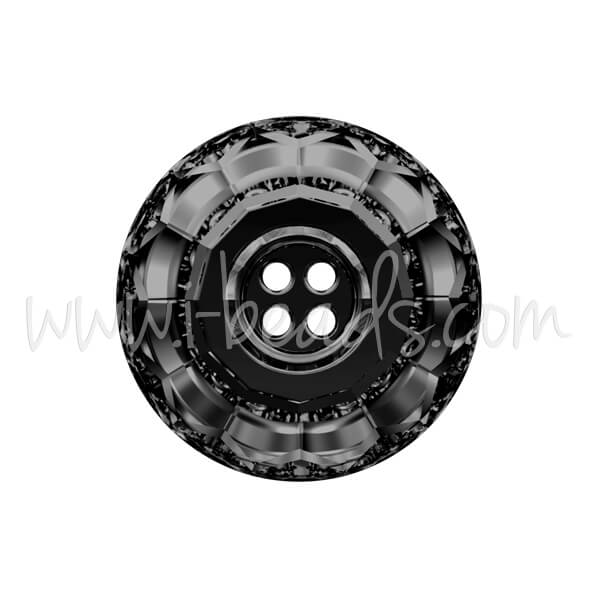 Swarovski 3008 button jet hematite 12mm (1)