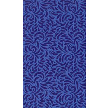 Buy Ultra suede leaf pattern jazz blue 10x21.5cm (1)