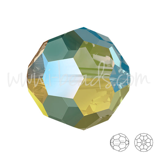 Swarovski 5000 round beads crystal iridescent green 8mm (4)