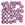 Beads wholesaler  - Honeycomb beads 6mm pastel burgundy (30)