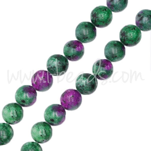 Buy China ruby zoisite round beads 8mm (1)