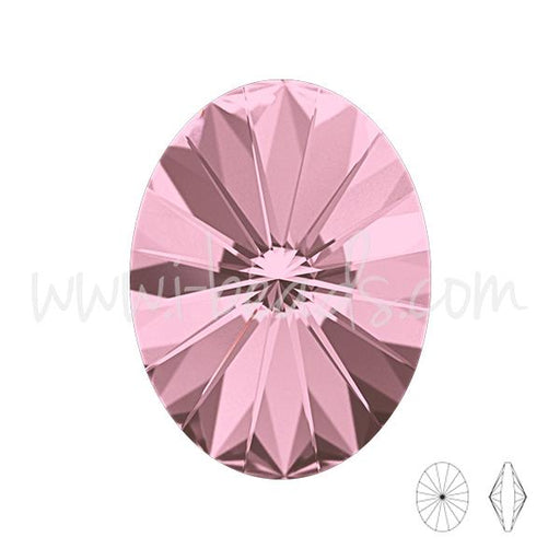 Buy Swarovski 4122 oval rivoli crystal antique pink 14x10.5mm (1)