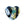 Beads wholesaler  - Murano bead heart black blue and silver gold 10mm (1)