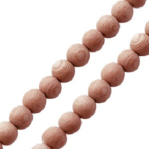 Buy Perles rondes bois de rose sur fil 7mm 1 rang (1)