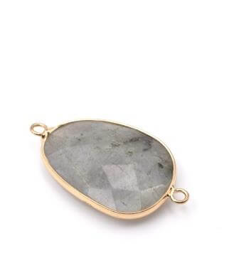 Link- brass setting Labradorite 37x22mm (1)