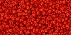Buy cc45 - Toho beads 15/0 opaque pepper red (5g)