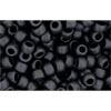 Cc49f - Toho beads 8/0 opaque frosted jet (250g)