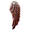 Wing shape charm metal antique copper plated 27mm (1)