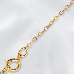 Buy Gold Filled extra Fine Flat Cable Chain 40cm (1)