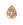 Beads wholesaler  - Plexi Acrylic Pendant arabesque Drop 49x37mm- Gold (1)