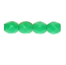 Buy Czech fire-polished beads GREEN TURQUOISE 3mm (30)