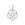 Beads wholesaler  - Stainless Steel Pendants, Round flower with jump ring, steel color, 13mm (1)