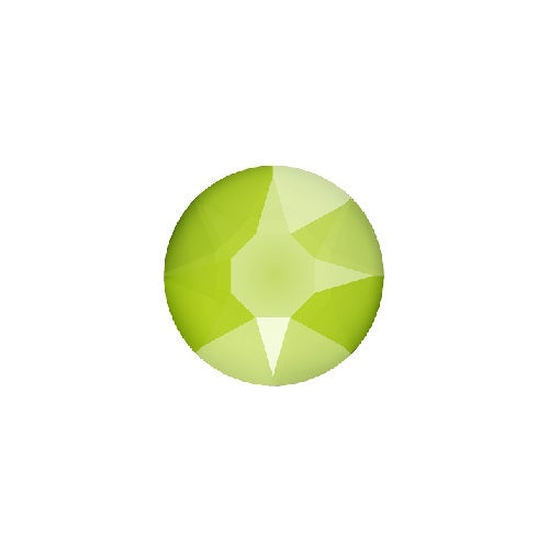 Swarovski 2088 flat back rhinestones Lime ss12-3.1mm (80)