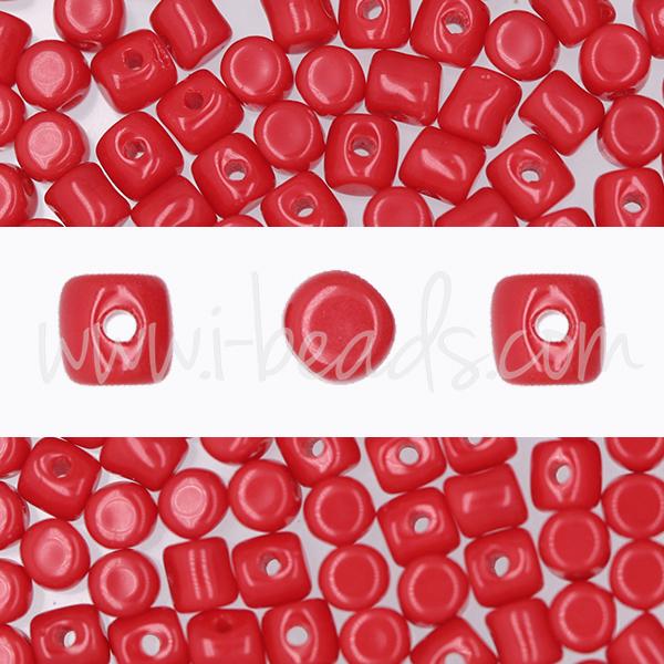 Minos par Puca 2.5x3mm opaque coral red (5g)