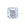 Beads wholesaler  - Murano bead cube crystal and silver 6mm (1)