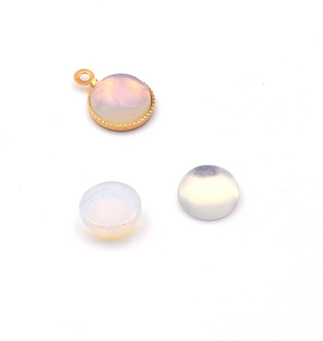 Round cabochon 8mm opalite (2)