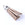 Beads wholesaler  - Suede tassel beige brown 36mm and silver color cap (1)