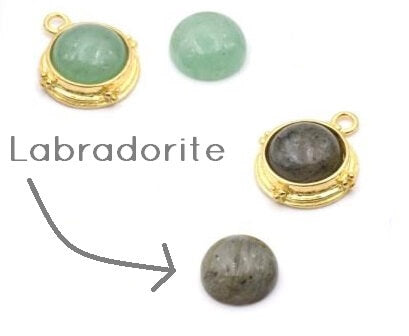 Buy Round cabochon 10mm Labradorite (1)