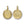 Beads wholesaler  - Charm pendant frame for Swarovski 2088 SS34 gold (1)