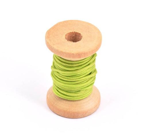 Satin cord YELLOW GREEN 0.7mm, 5m (1)
