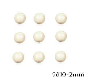 5810 Swarovski CRYSTAL CREAMROSE LIGHTPEARL 2mm (50)