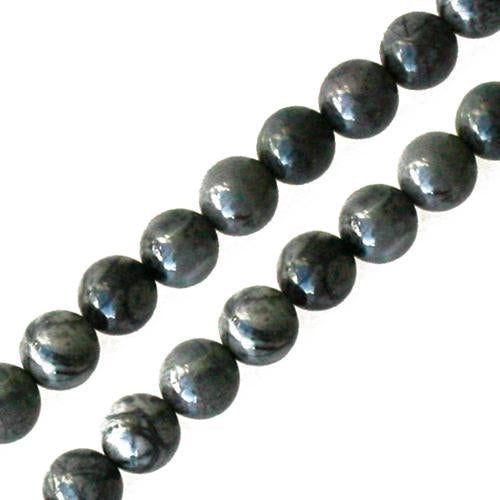 Picasso jasper round beads 6mm strand (1)