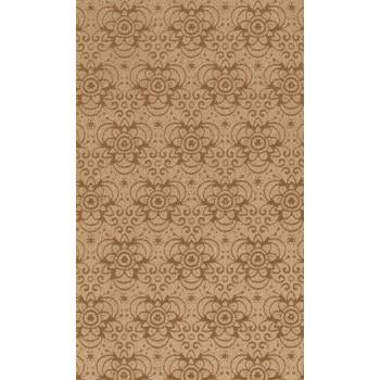 Buy Ultra suede floral pattern Camel 10x21.5cm (1)