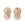 Beads wholesaler  - Zirconia round Bead Brass golden plated 6x1.5mm (1)