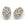 Beads wholesaler  - Oval bead arabesque set with zircons brass Platinum plated 15mm (1)