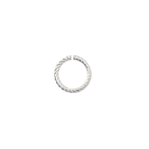 Buy Beadalon 40 anneaux spirales chaine maille plaqué argent 18ga 7/32&quot; 5.56mm (1)