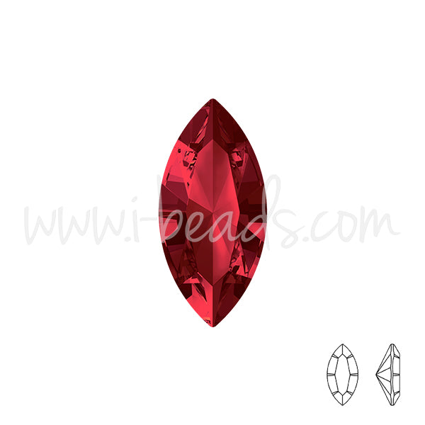 Swarovski 4228 navette fancy stone siam 10x5mm (2)