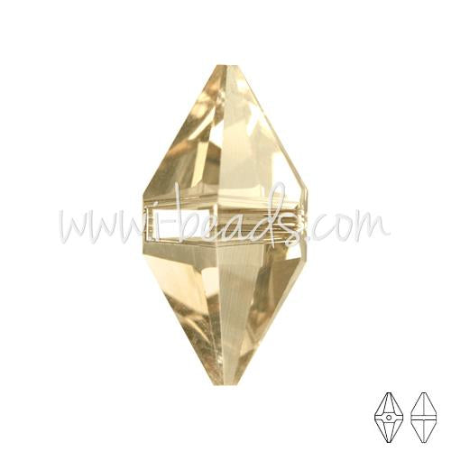 Buy Swarovski Elements 5747 double spike crystal golden shadow 12x6mm (1)