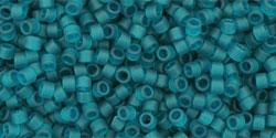 cc7bdf - Toho Treasure beads 11/0 transparent frosted teal (5g)