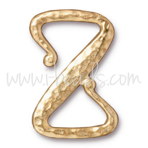 Buy Z hook clasp gold plated 27x18mm (1)