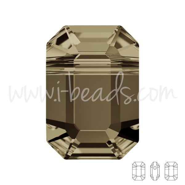 Swarovski 5514 pendulum beads smoky quartz 10x7mm (2)