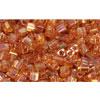 cc162c - Toho triangle beads 2.2mm transparent rainbow topaz (10g)