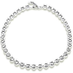 Necklace setting for 38-39 Swarovski 1088 SS39 silver plated (1)