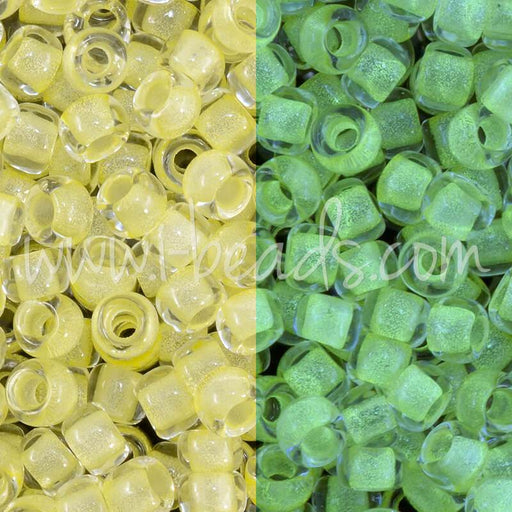Buy cc2721 - Toho beads 8/0 Glow in the dark yellow/bright green (10g)