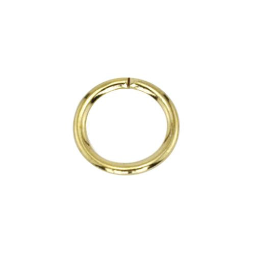 144 Beadalon jump rings gold plated 6mm (1)