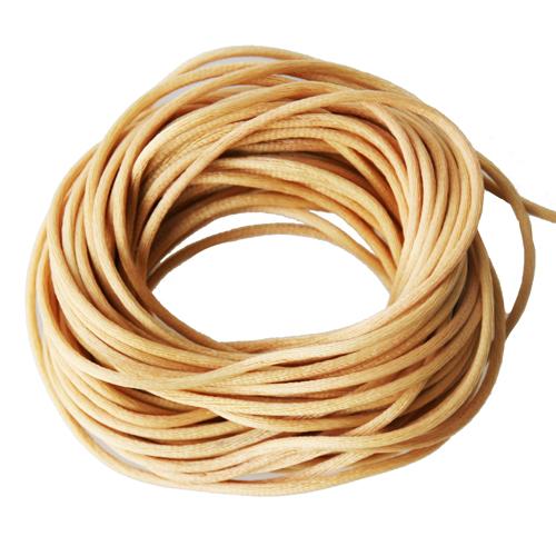 Satin cord beige 2mm, 10m (1)