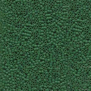DB656 - 11/0 Delica beads Dyed Opaque Jade jr- 1,6mm - Hole : 0,8mm (5gr)