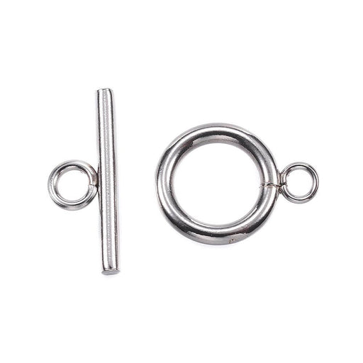 Buy Stainless Steel Bar &amp; Ring Toggle Clasps-16mm and T bar : 18mm (1)