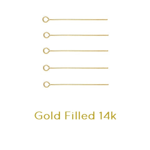 Buy Eyepins Gold Filled 25mm (5)