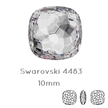 Buy 4483 Swarovski Fantasy Cushion Fancy Stone CRYSTAL - 10mm (1)